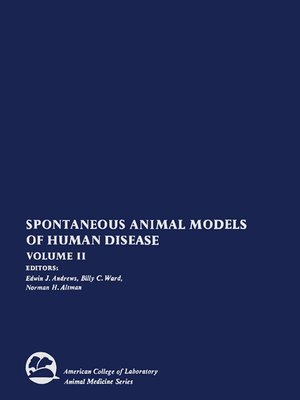 cover image of Spontaneous Animal Models of Human Disease, Volume 2